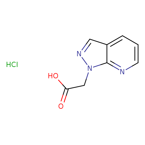 2-{1H-pyrazolo[3,4-b]pyridin-1-yl}acetic acid hydrochloride