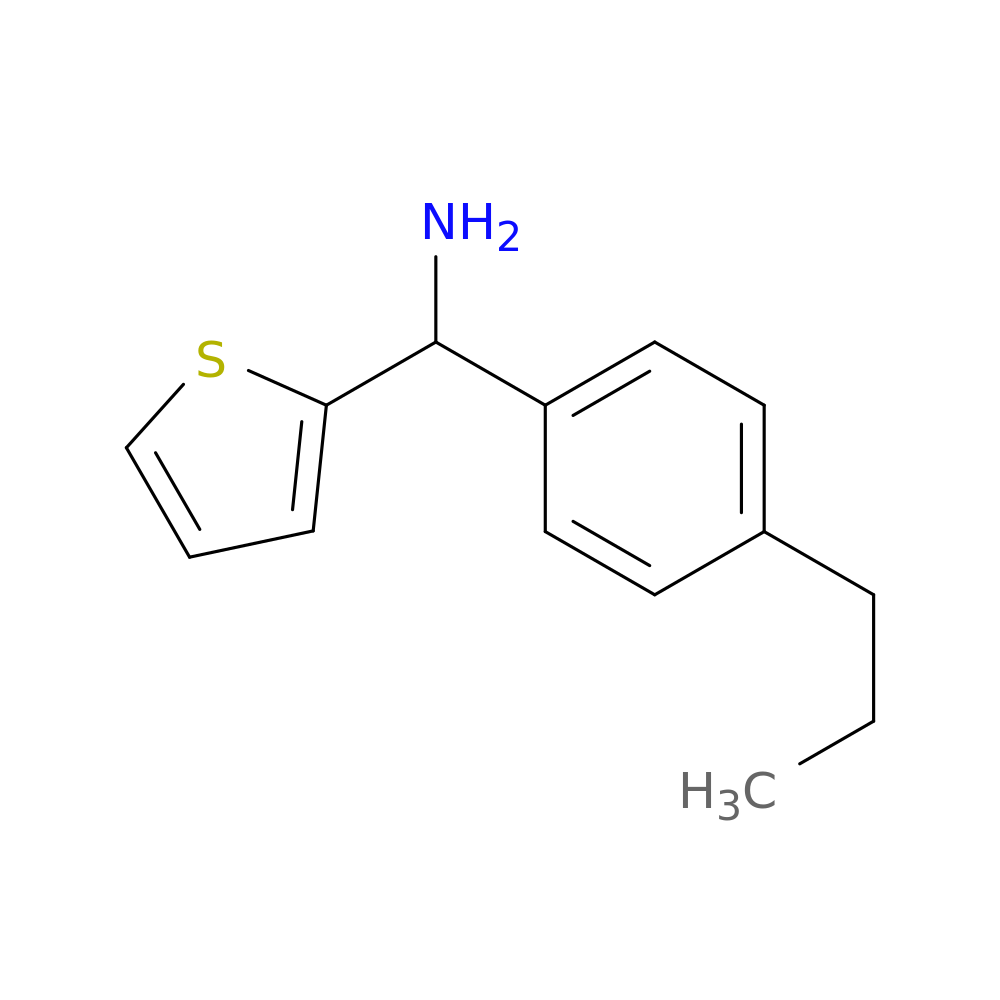 (4-propylphenyl)(thiophen-2-yl)methanamine