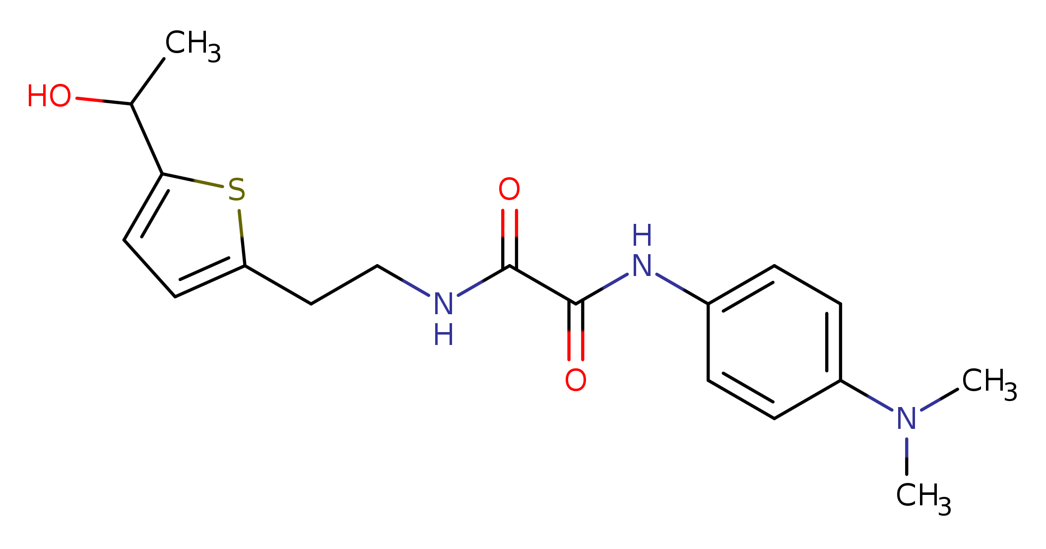 N'-[4-(dimethylamino)phenyl]-N-{2-[5-(1-hydroxyethyl)thiophen-2-yl]ethyl}ethanediamide
