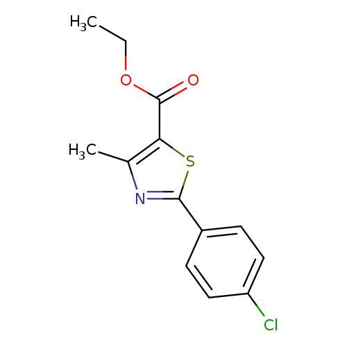 Ethyl 2-(4-chlorophenyl)-4-methylthiazole-5-carboxylate