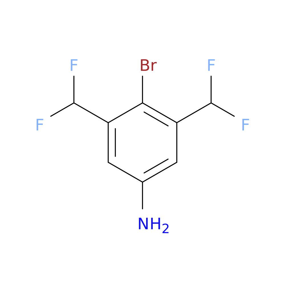 4-BROMO-3,5-BIS(DIFLUOROMETHYL)ANILINE