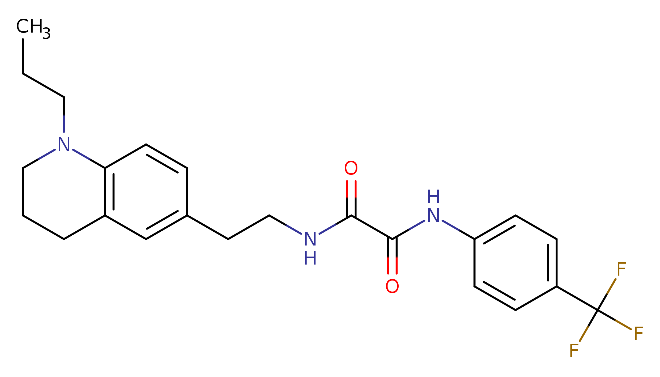 N-[2-(1-propyl-1,2,3,4-tetrahydroquinolin-6-yl)ethyl]-N'-[4-(trifluoromethyl)phenyl]ethanediamide
