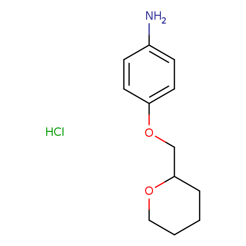 [4-(Tetrahydro-2h-pyran-2-ylmethoxy)phenyl]amine hydrochloride