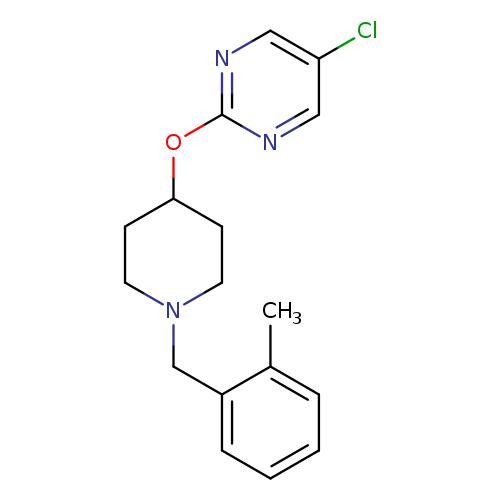 5-chloro-2-({1-[(2-methylphenyl)methyl]piperidin-4-yl}oxy)pyrimidine