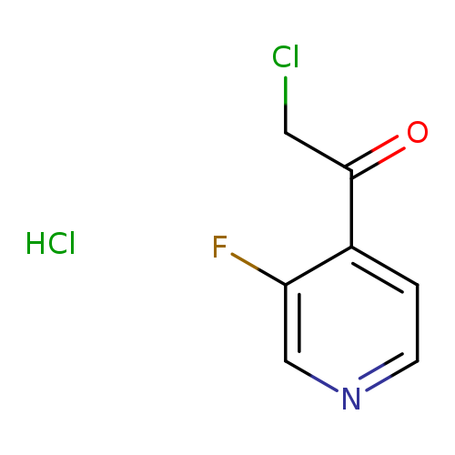 2-chloro-1-(3-fluoropyridin-4-yl)ethan-1-onehydrochloride