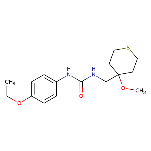 1-(4-ethoxyphenyl)-3-[(4-methoxythian-4-yl)methyl]urea