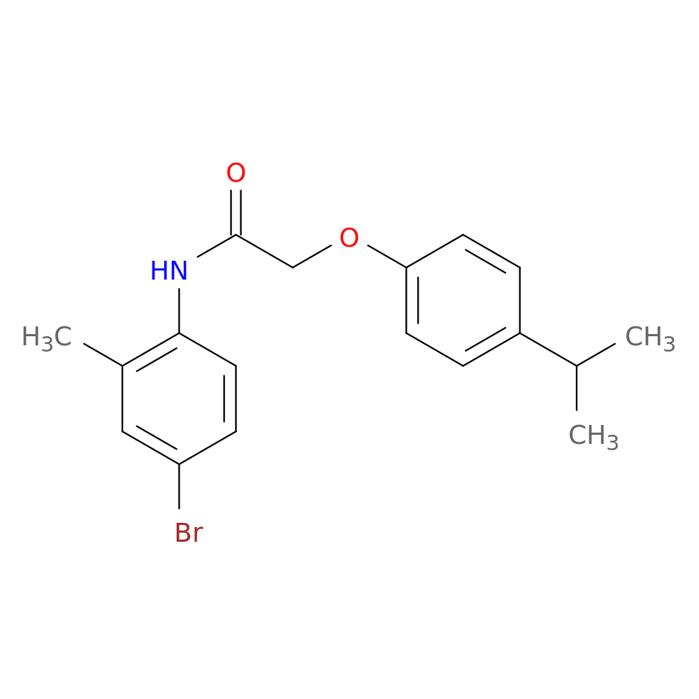 N-(4-Bromo-2-methylphenyl)-2-(4-isopropylphenoxy)acetamide