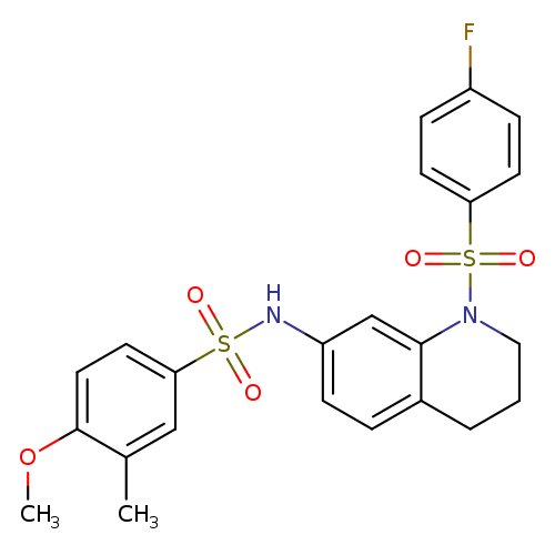 N-[1-(4-fluorobenzenesulfonyl)-1,2,3,4-tetrahydroquinolin-7-yl]-4-methoxy-3-methylbenzene-1-sulfonamide