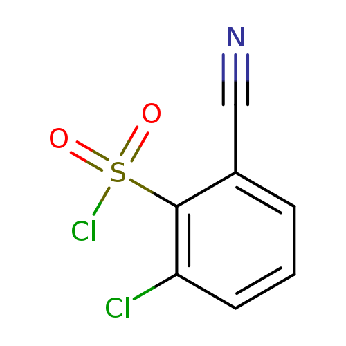 2-chloro-6-cyanobenzene-1-sulfonyl chloride