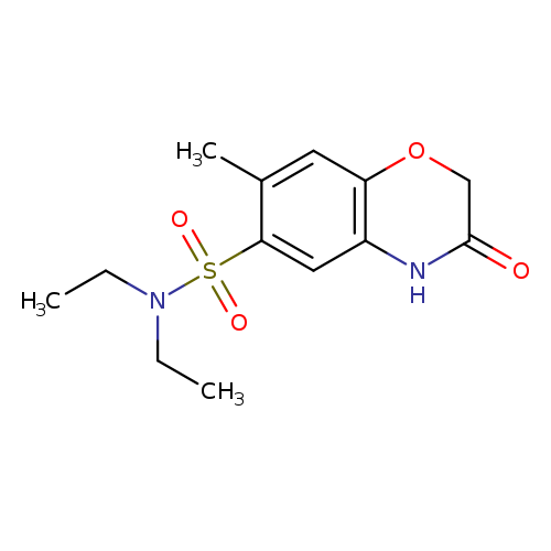 N,N-Diethyl-7-methyl-3-oxo-3,4-dihydro-2h-1,4-benzoxazine-6-sulfonamide