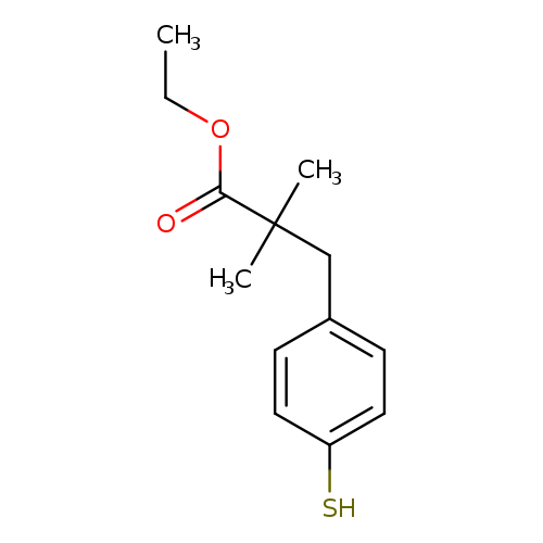 Benzenepropanoic acid,4-mercapto-a,a-dimethyl-, ethyl ester