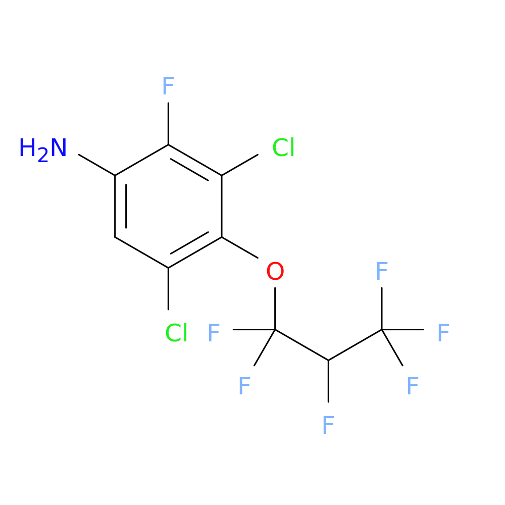 3,5-Dichloro-2-fluoro-4-(1,1,2,3,3,3-hexafluoropropoxy)benzenamine