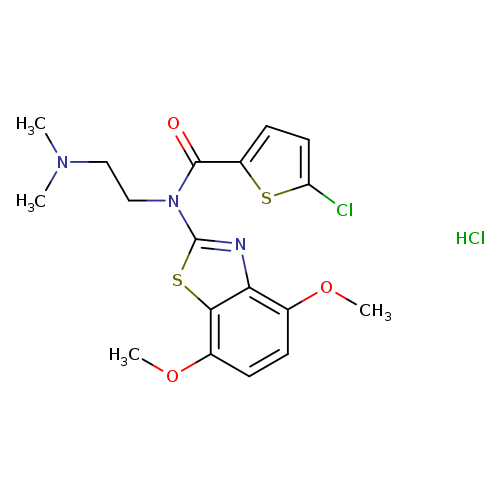 5-chloro-N-(4,7-dimethoxy-1,3-benzothiazol-2-yl)-N-[2-(dimethylamino)ethyl]thiophene-2-carboxamide hydrochloride