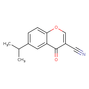4H-1-Benzopyran-3-carbonitrile, 6-(1-methylethyl)-4-oxo-