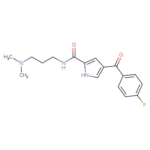 N-[3-(dimethylamino)propyl]-4-(4-fluorobenzoyl)-1H-pyrrole-2-carboxamide