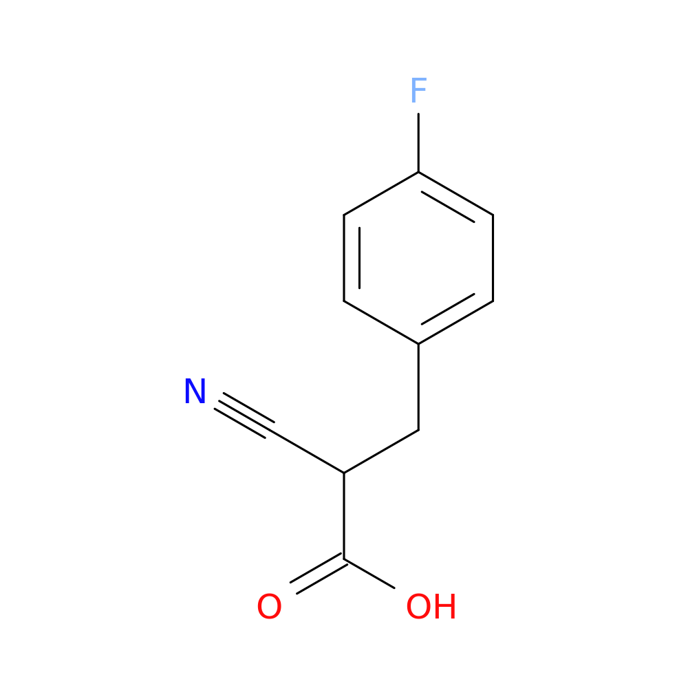2-Cyano-3-(4-fluorophenyl)propionic acid