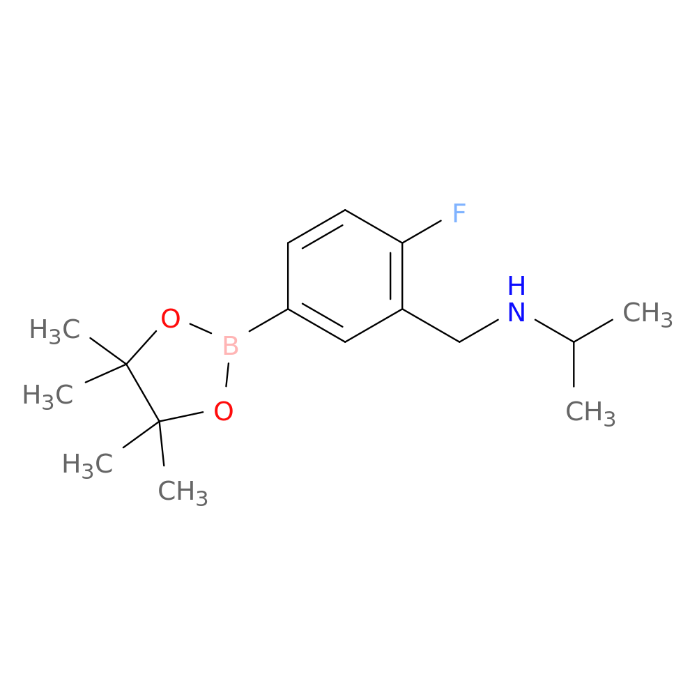 4-Fluoro-3-(N-isopropylaminomethyl)phenylboronic acid pinacol ester