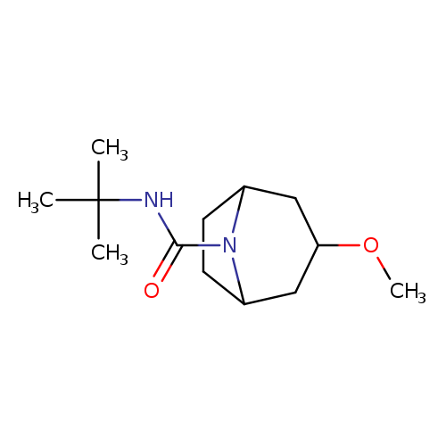 N-tert-butyl-3-methoxy-8-azabicyclo[3.2.1]octane-8-carboxamide