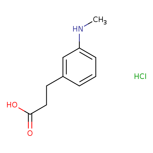 3-[3-(methylamino)phenyl]propanoic acid hydrochloride