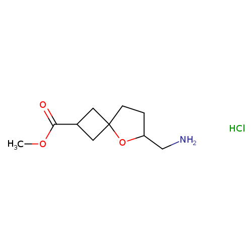 methyl6-(aminomethyl)-5-oxaspiro[3.4]octane-2-carboxylatehydrochloride