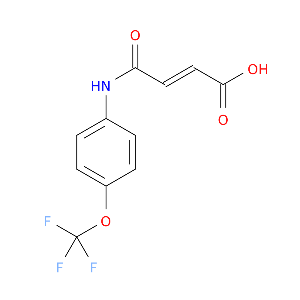 (2E)-3-{[4-(trifluoromethoxy)phenyl]carbamoyl}prop-2-enoic acid