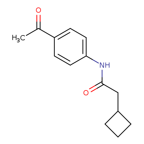 N-(4-Acetylphenyl)-2-cyclobutylacetamide