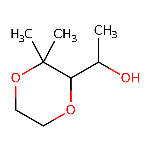 1-(3,3-dimethyl-1,4-dioxan-2-yl)ethan-1-ol