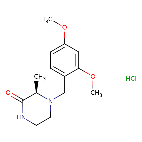 (R)-4-(2,4-Dimethoxybenzyl)-3-methylpiperazin-2-onehydrochloride