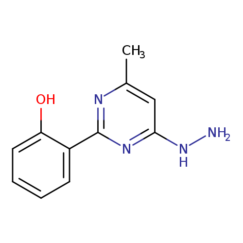 2-(4-Hydrazinyl-6-methylpyrimidin-2-yl)phenol