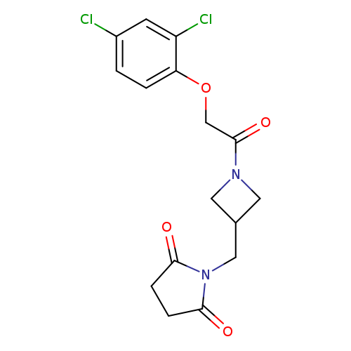 1-({1-[2-(2,4-dichlorophenoxy)acetyl]azetidin-3-yl}methyl)pyrrolidine-2,5-dione