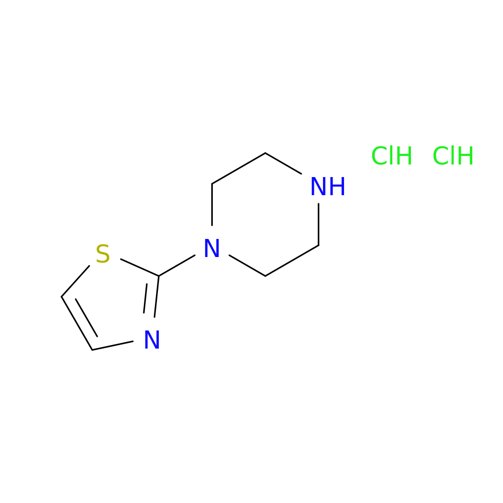 2-(Piperazin-1-yl)thiazole dihydrochloride