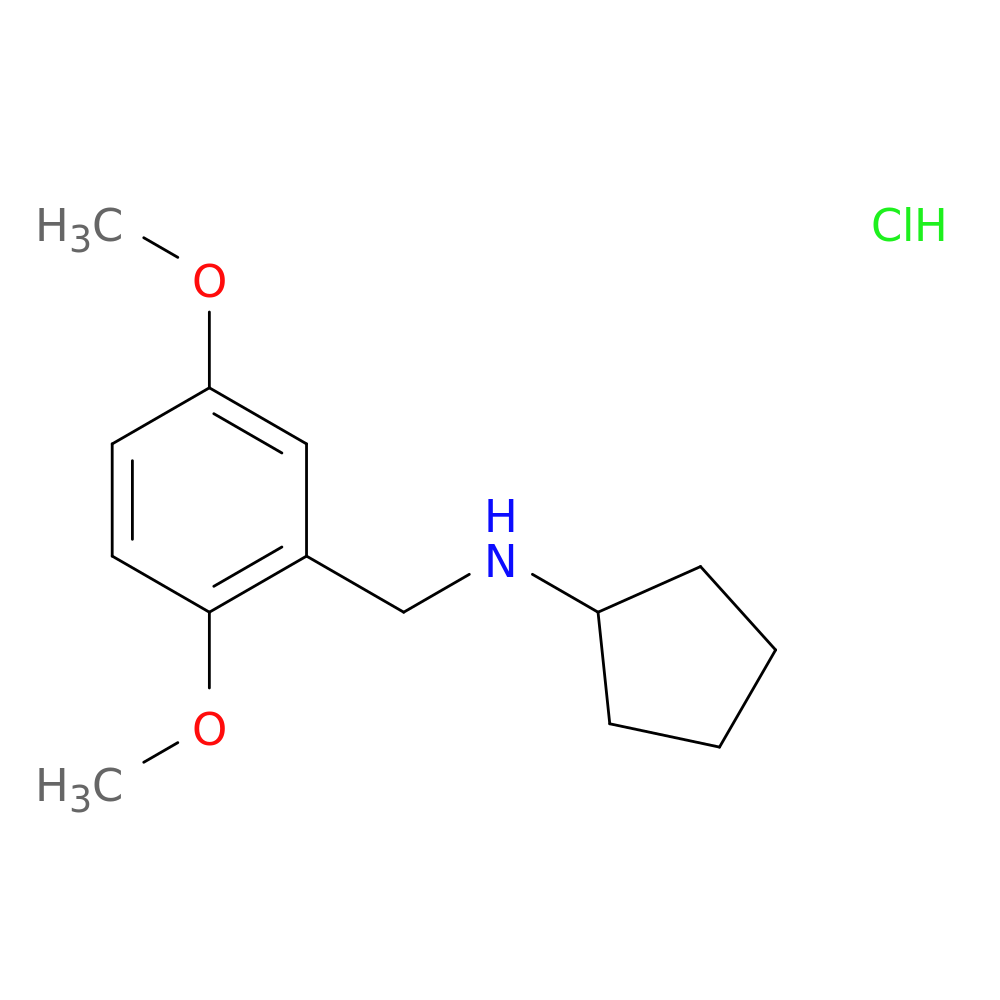 N-(2,5-dimethoxybenzyl)cyclopentanamine hydrochloride