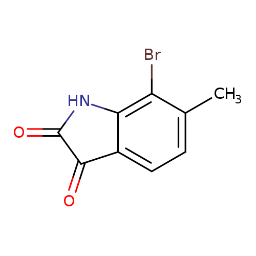 7-Bromo-6-methylindoline-2,3-dione