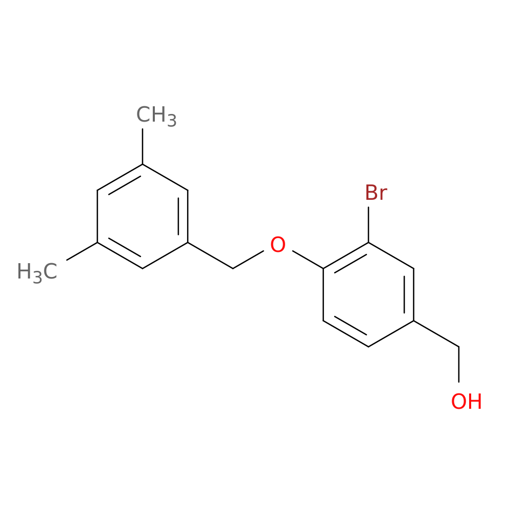 Benzenemethanol, 3-bromo-4-[(3,5-dimethylphenyl)methoxy]-