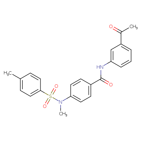 N-(3-acetylphenyl)-4-{methyl[(4-methylphenyl)sulfonyl]amino}benzamide
