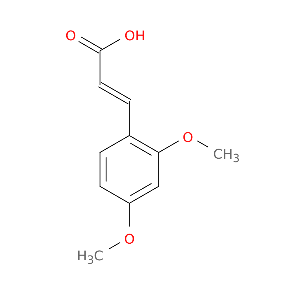(E)-3-(2,4-Dimethoxyphenyl)acrylic acid