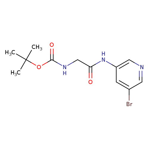 tert-butylN-{[(5-bromopyridin-3-yl)carbamoyl]methyl}carbamate