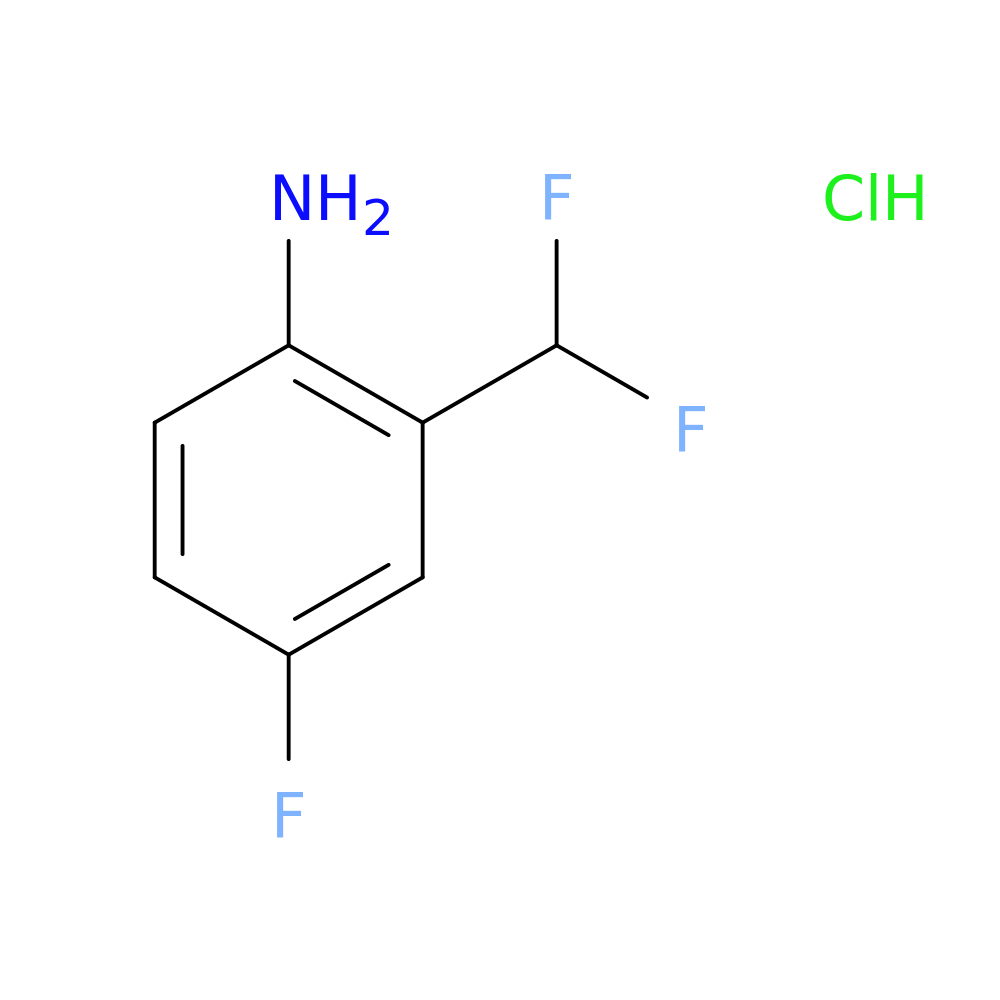 2-(difluoromethyl)-4-fluoroaniline hydrochloride