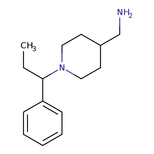 [1-(1-phenylpropyl)piperidin-4-yl]methanamine