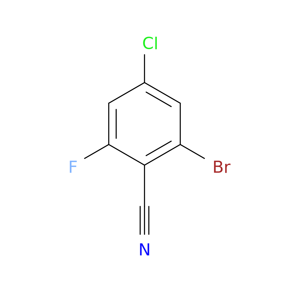 2-bromo-4-chloro-6-fluorobenzonitrile