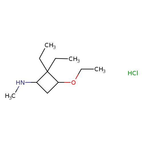 3-ethoxy-2,2-diethyl-N-methylcyclobutan-1-amine hydrochloride