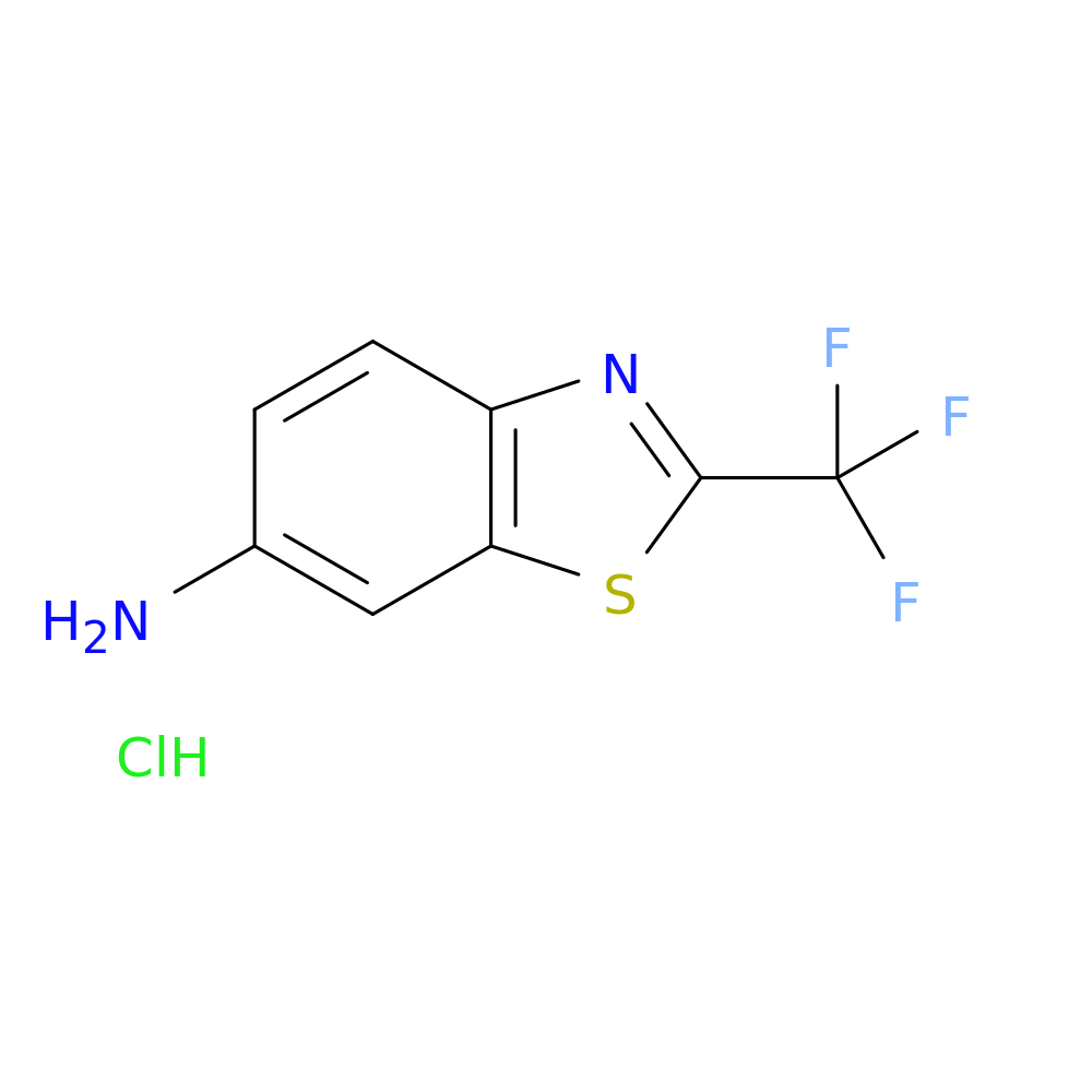 2-(trifluoromethyl)-1,3-benzothiazol-6-amine hydrochloride