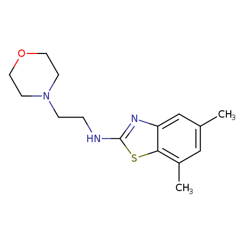 5,7-Dimethyl-N-(2-morpholin-4-ylethyl)-1,3-benzothiazol-2-amine