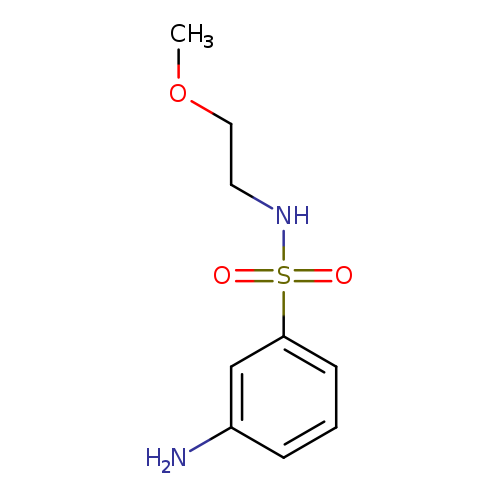3-amino-N-(2-methoxyethyl)benzene-1-sulfonamide