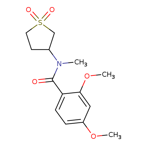 N-(1,1-dioxo-1lambda6-thiolan-3-yl)-2,4-dimethoxy-N-methylbenzamide
