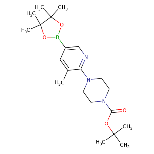 tert-Butyl 4-(3-methyl-5-(4,4,5,5-tetramethyl-1,3,2-dioxaborolan-2-yl)pyridin-2-yl)piperazine-1-carboxylate