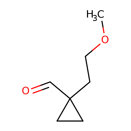1-(2-methoxyethyl)cyclopropane-1-carbaldehyde