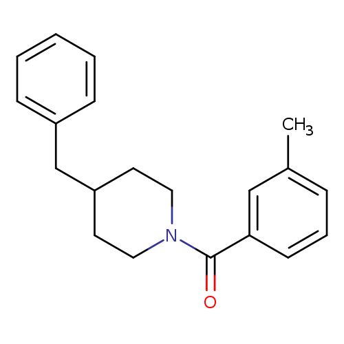 4-benzyl-1-(3-methylbenzoyl)piperidine