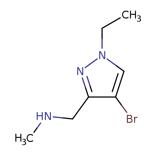 1-(4-Bromo-1H-pyrazol-3-yl)-N-methylpropan-1-amine