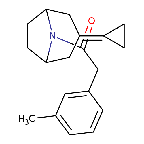 1-{3-cyclopropylidene-8-azabicyclo[3.2.1]octan-8-yl}-2-(3-methylphenyl)ethan-1-one